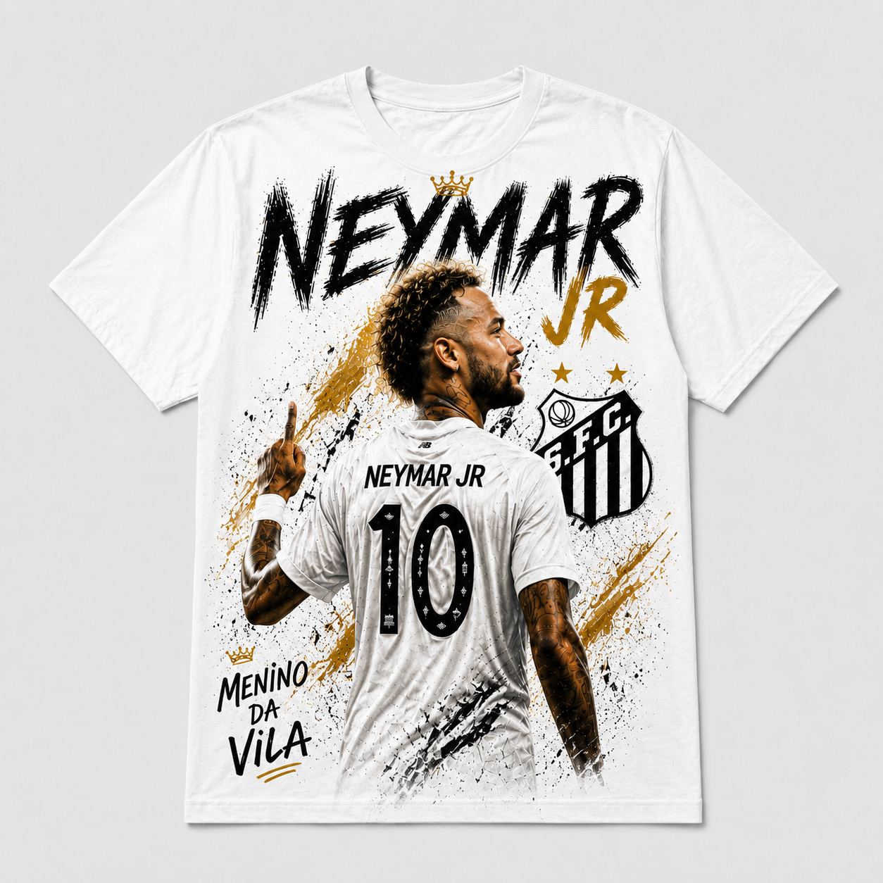 Neymar Jr Retro White